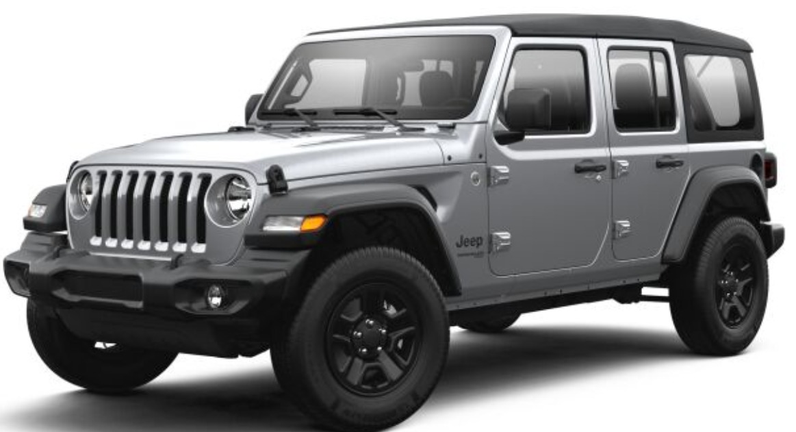 2021 jeep wrangler billet silver, code psc