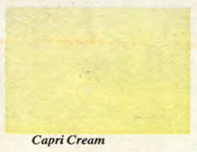 Capri Cream Main Body Color for a 1967 Camaro