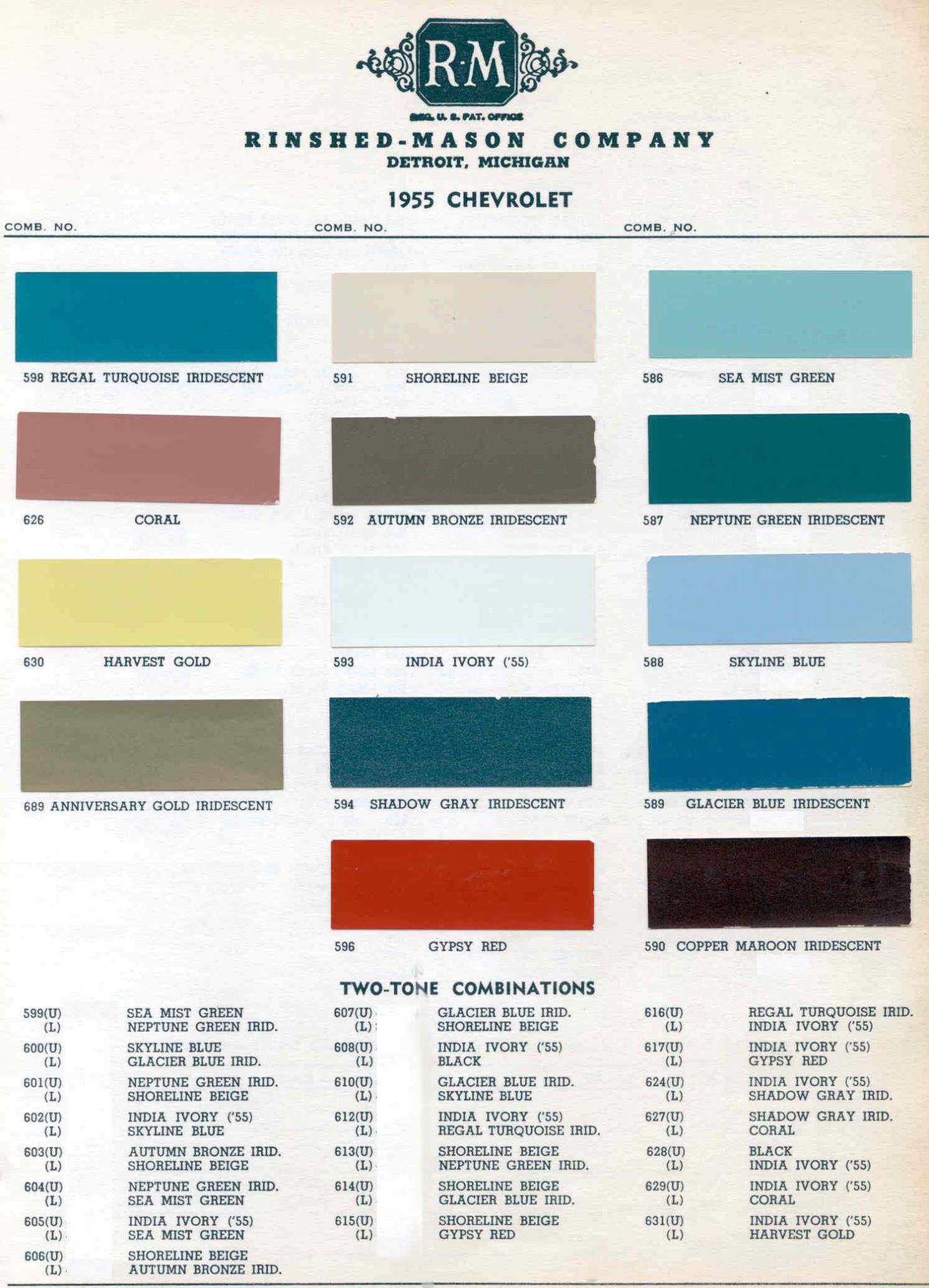 Exterior Paint Colors Paint Codes and Color Swatches used by Chevrolet on Vehicles