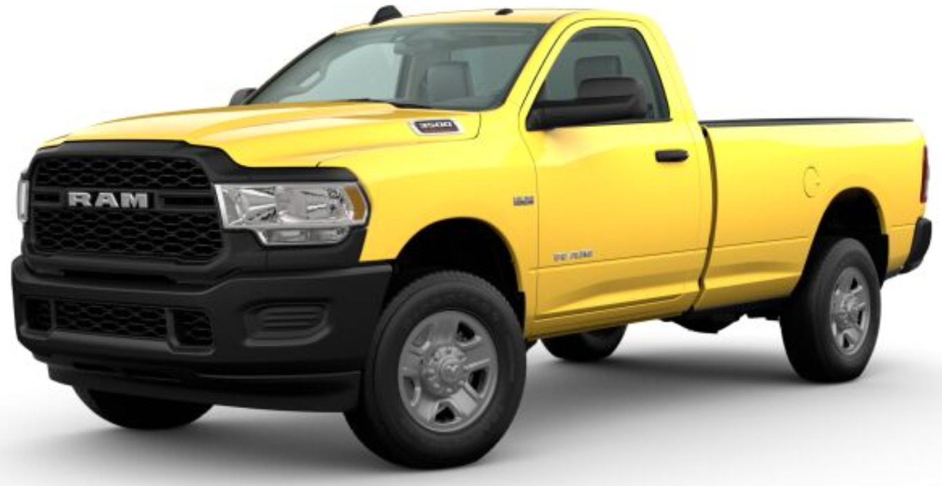 2020 ram Detonator Yellow Solid Color code: PYB