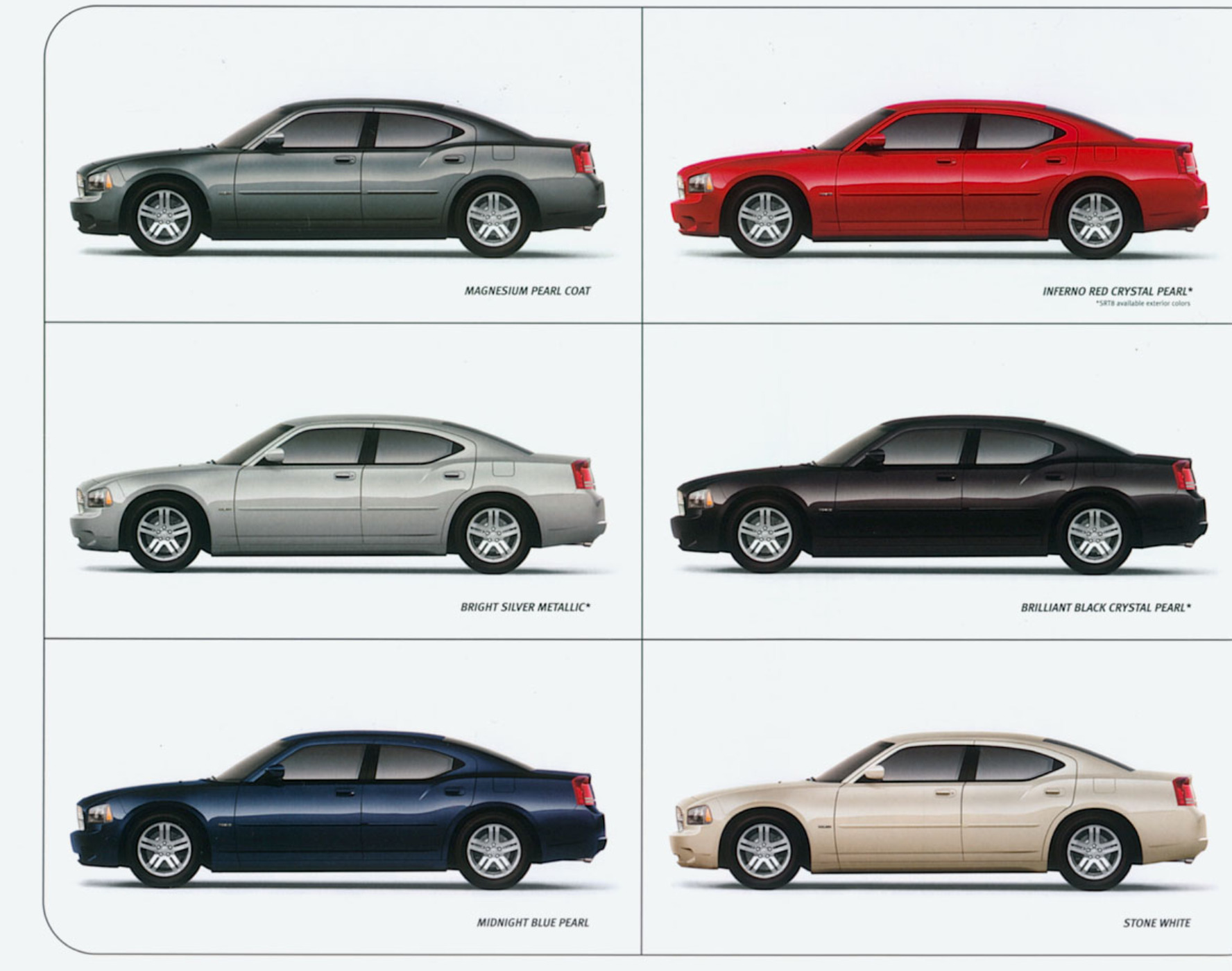 2006 Dodge Charger Paint Chart