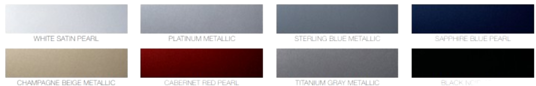 Color Swatches from 2011 hyundai genesis