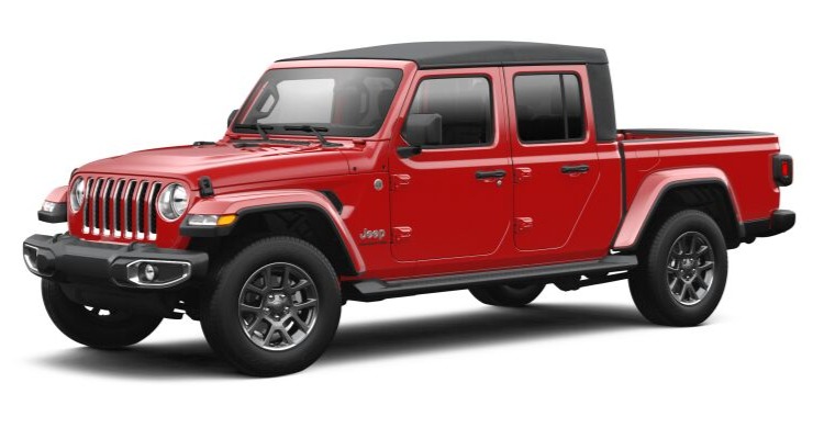 2021 jeep gladiator firecracker red, color code prc