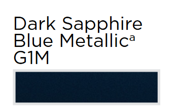 G1M DARK SAPPHIRE BLUE METALLIC
