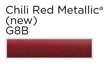 G8B Chili Red Metallic