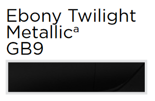 GB9 Ebony Twilight Metallic