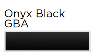 GBA Onyx Black