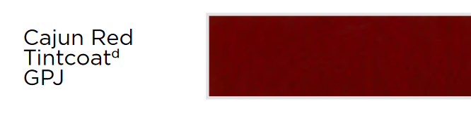 GPJ Cajun Red Tint-coat