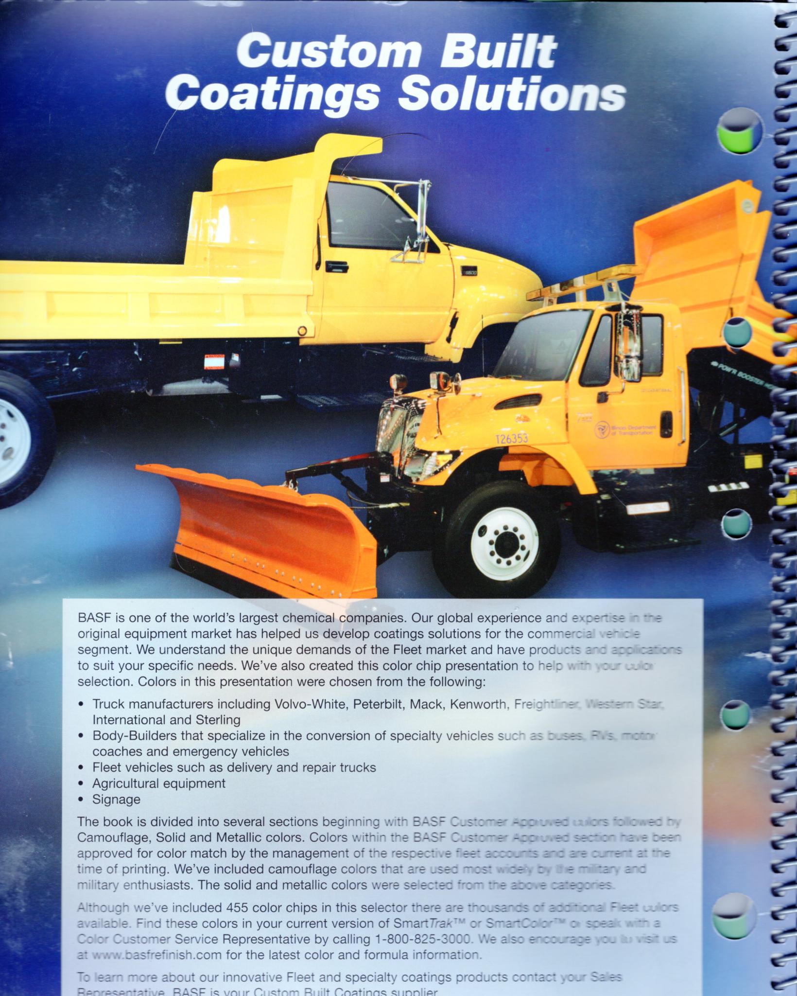 Fleet Book Intro Page 2 of Basf Fleet Book