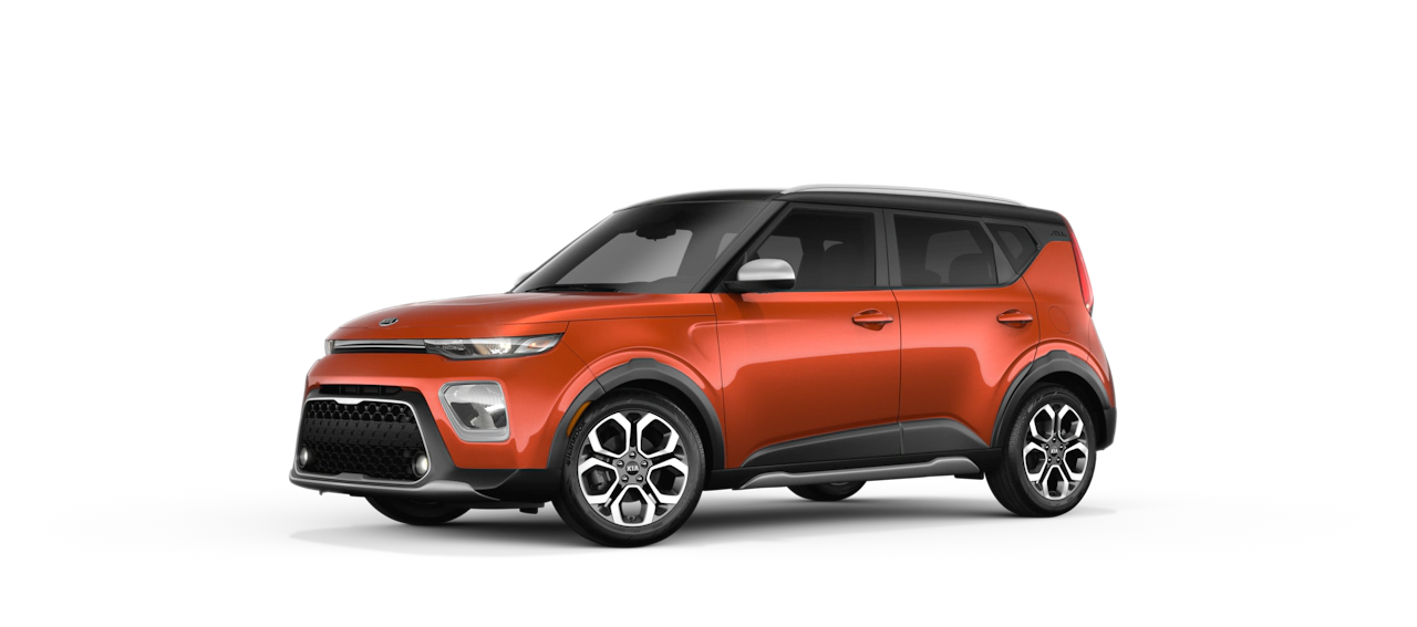 2021 Kia Soul 2 Tone Mars Orange and Cherry Black