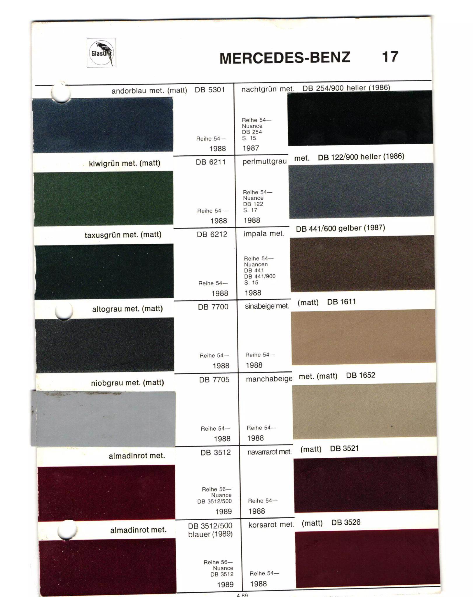1952-1988 MB Color Book Page 12