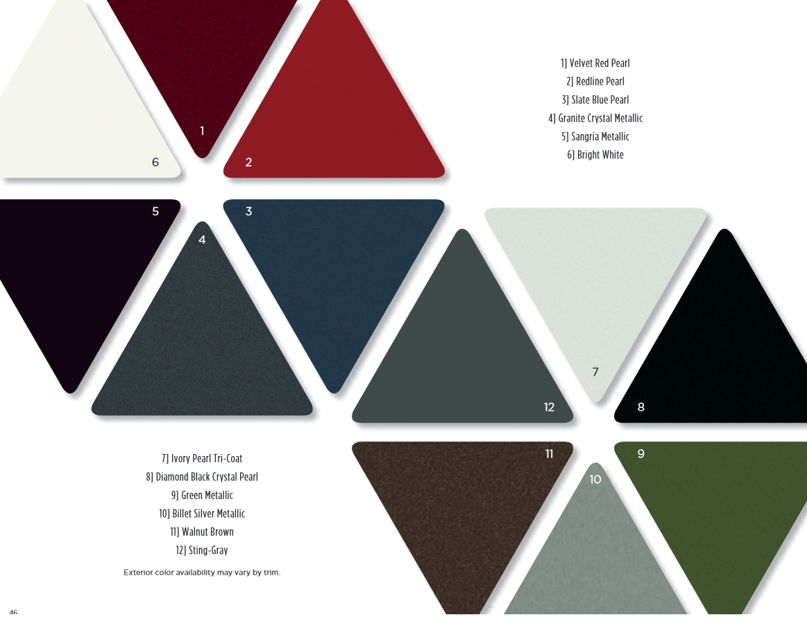 2020 Jeep Grand Cherokee Color Codes color chart