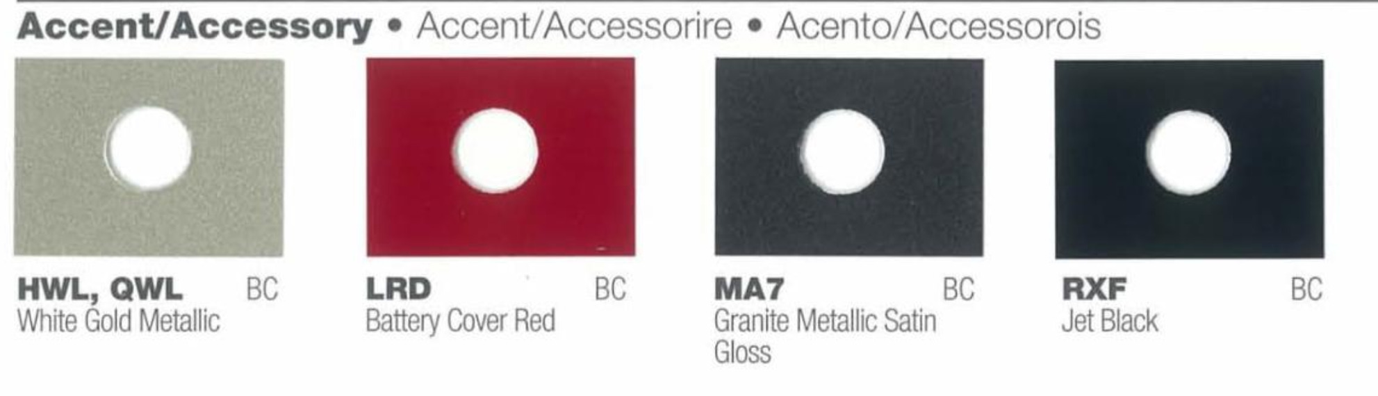 2014 Chrysler All Model Exterior Color Code Paint Chart Chrysler Paint (Color) Code Chart For Exterior Vehicles