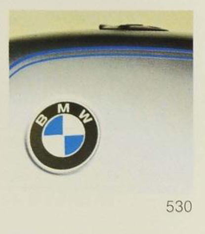1978 Bmw Motorcycle Code 530 white