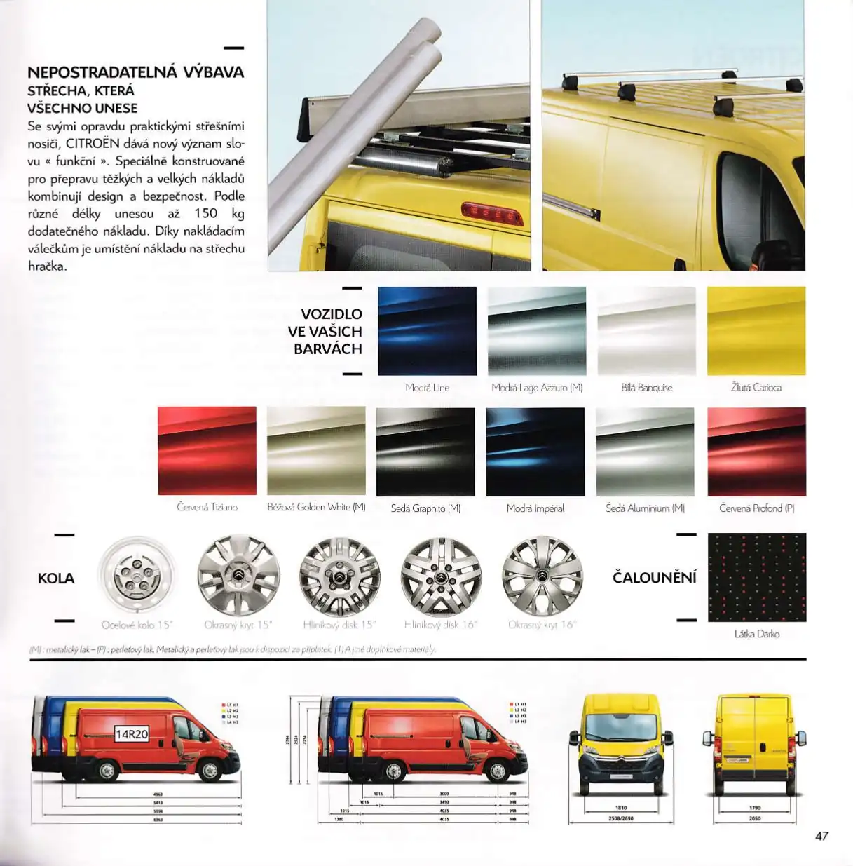 vehicle example, and color swatches