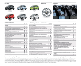 2016 Chevy Spark EV Paint Chart