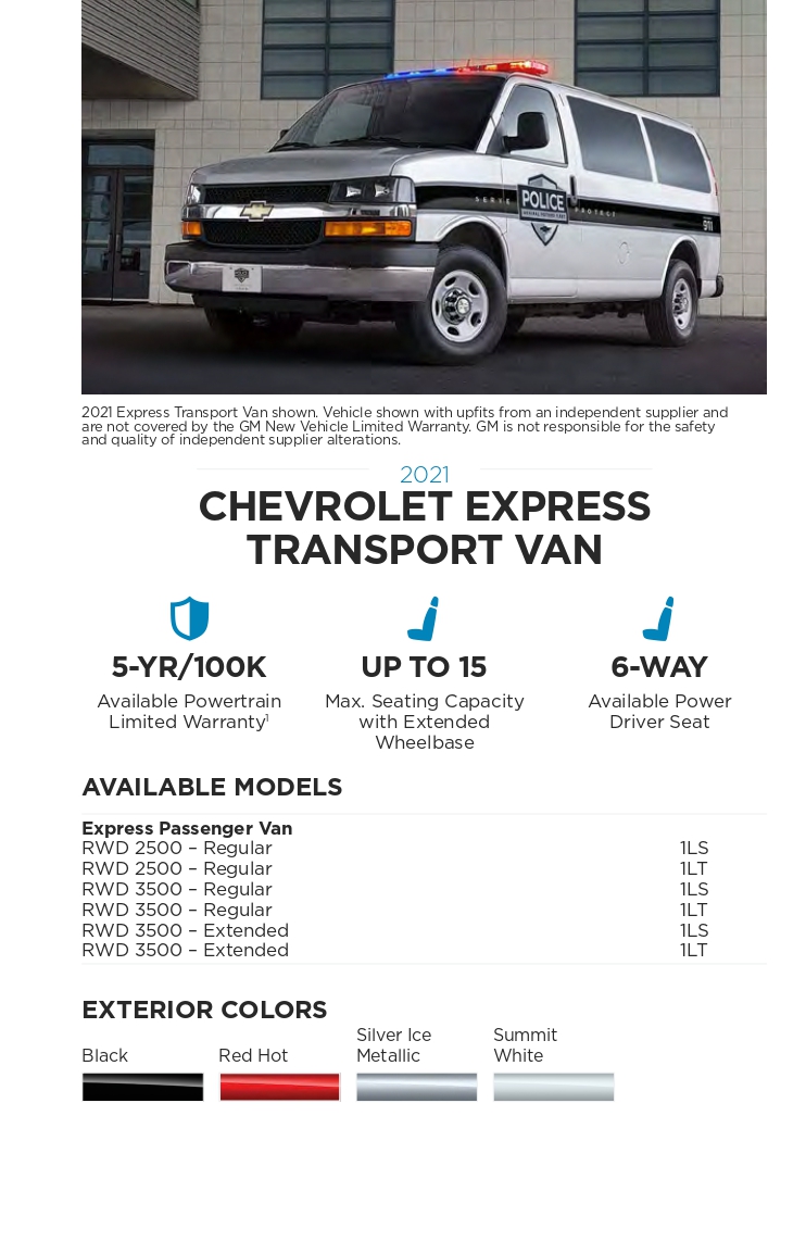 2022 GM Transport Van Paint Chart Paint Codes and Color Chart 2022 Exterior General Motors Brand Paint Colors