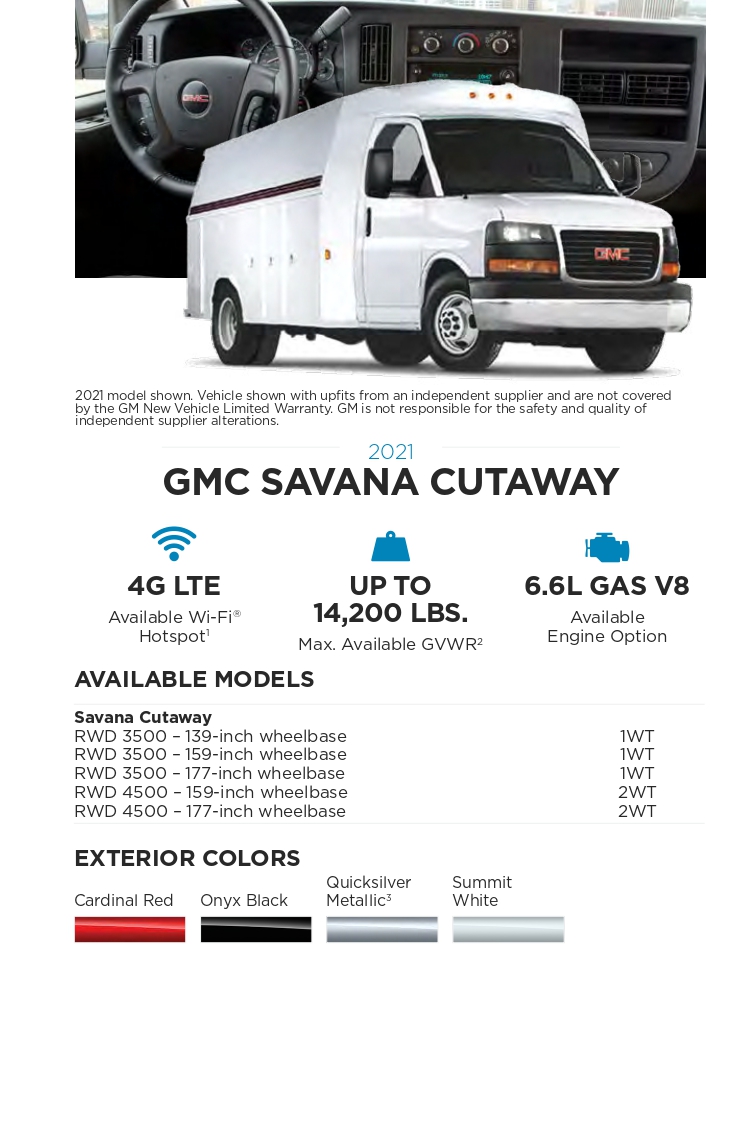 2022 GMC Savana Cutaway Paint Chart paint codes for specific model general motors vehicles in 2022