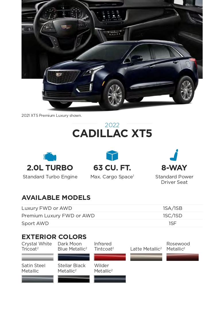 2022 Cadillac xts Paint Codes and Color Chart paint codes for specific model general motors vehicles in 2022