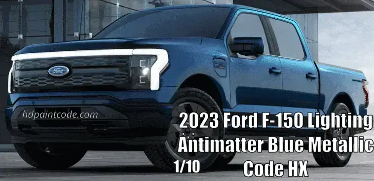 2023 Ford F-150 Lightning® Paint Colors 2023 Ford F-150 Lightning® Paint Colors, all ten options with color names and the vehicle example