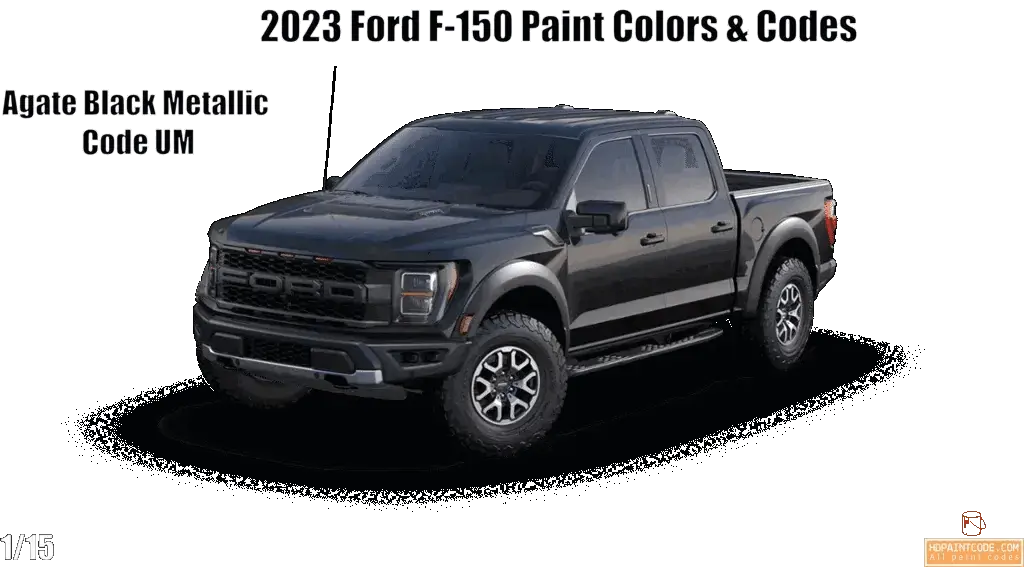 2023 Ford F-150 Paint Codes Every model of the 2023 Ford F-150 and every paint code, color name & vehicle example.