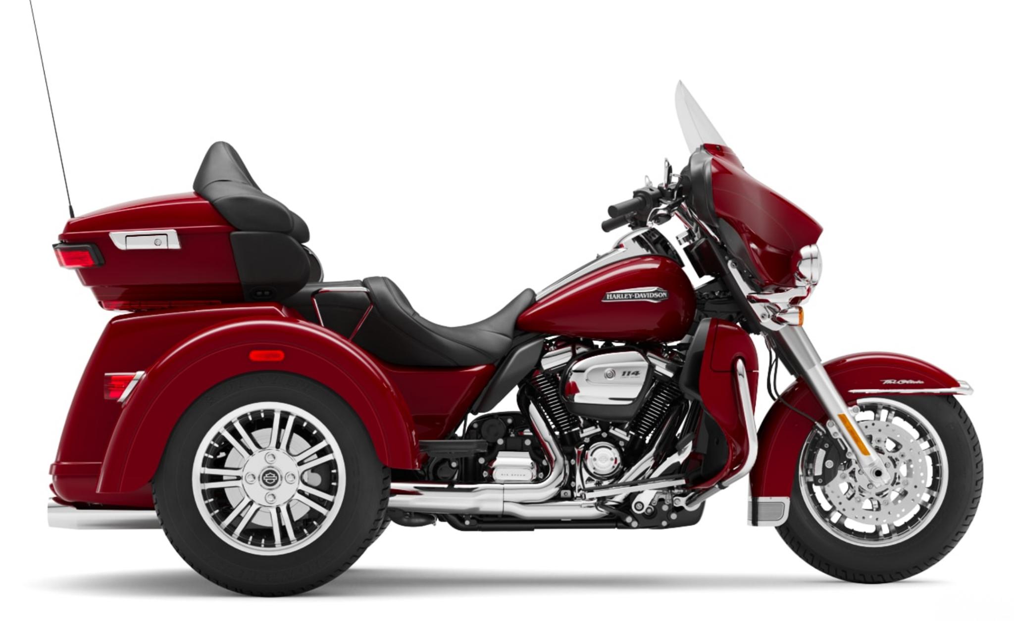 Billard Red 2021 Harley Davidson bike color example