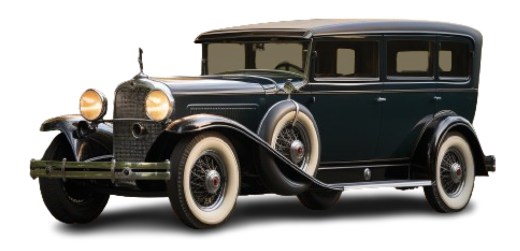 1930 Buick Model 40 Vehicle Example a blue 1930 Buick model 40 car