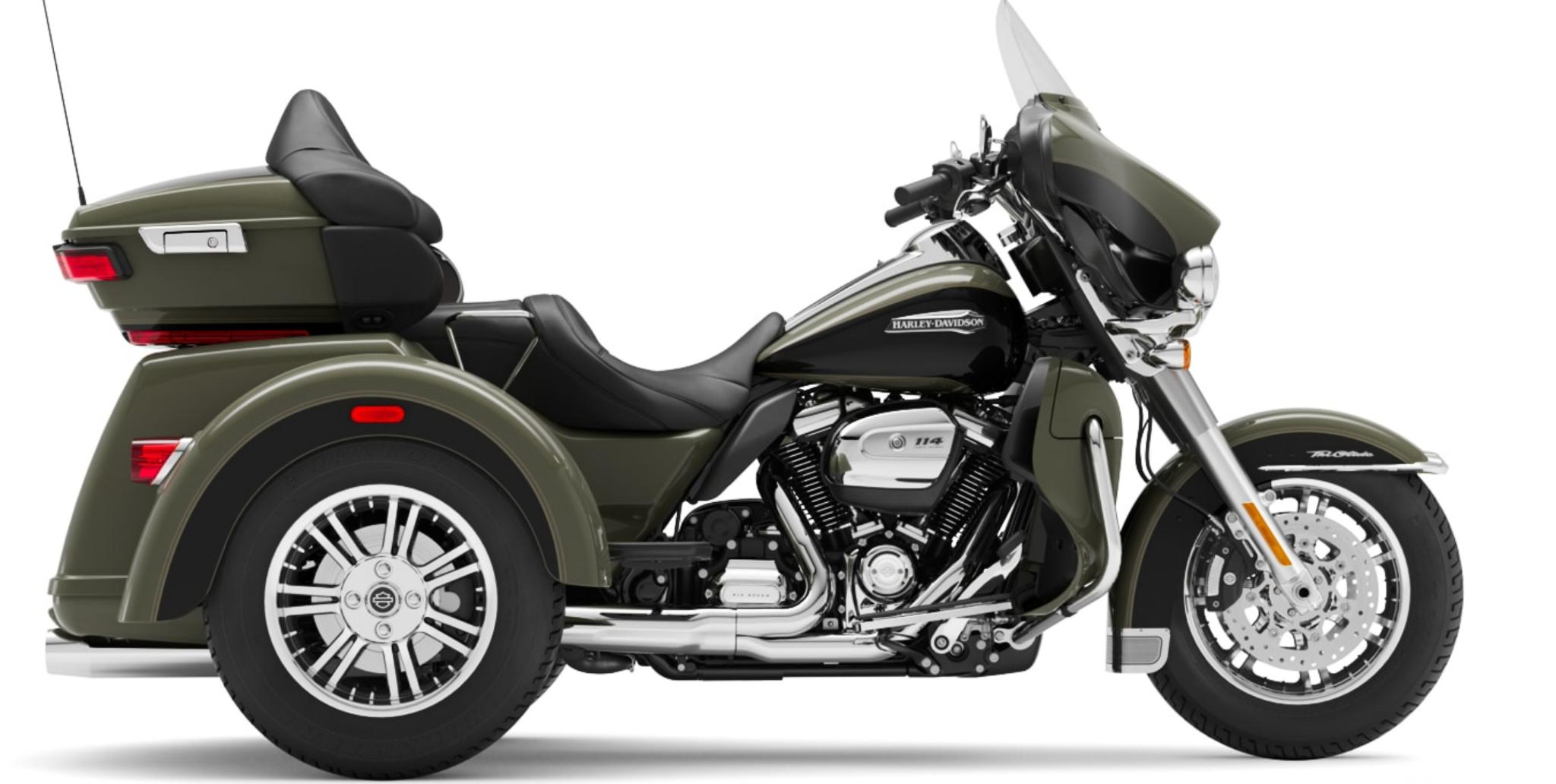 Deadwood Green 2021 Harley Davidson bike color example