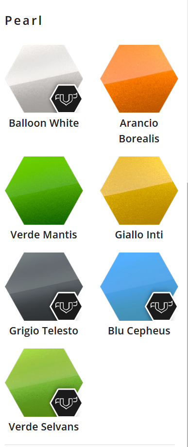Pearl colors for 2020