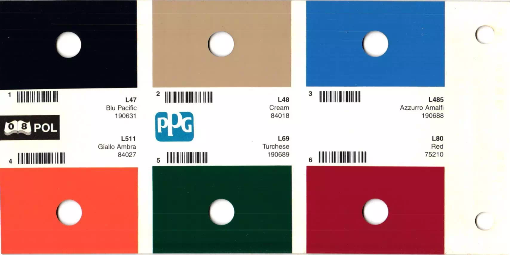 colors and their ordering codes for exterior polski vehicles