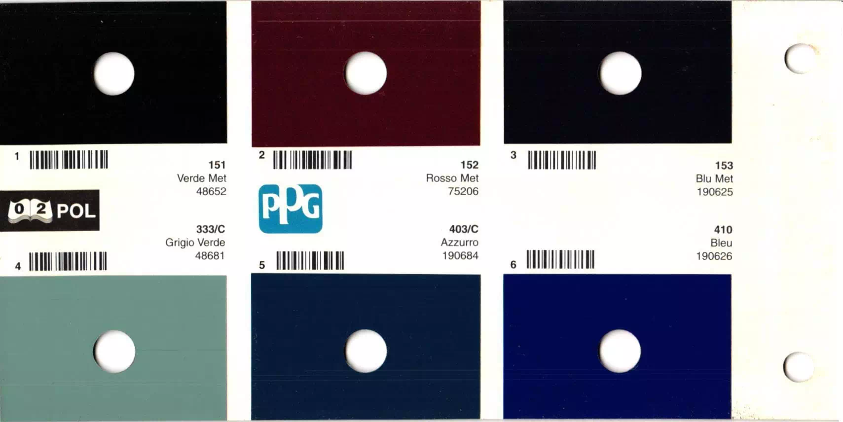 colors and their ordering codes for exterior polski vehicles