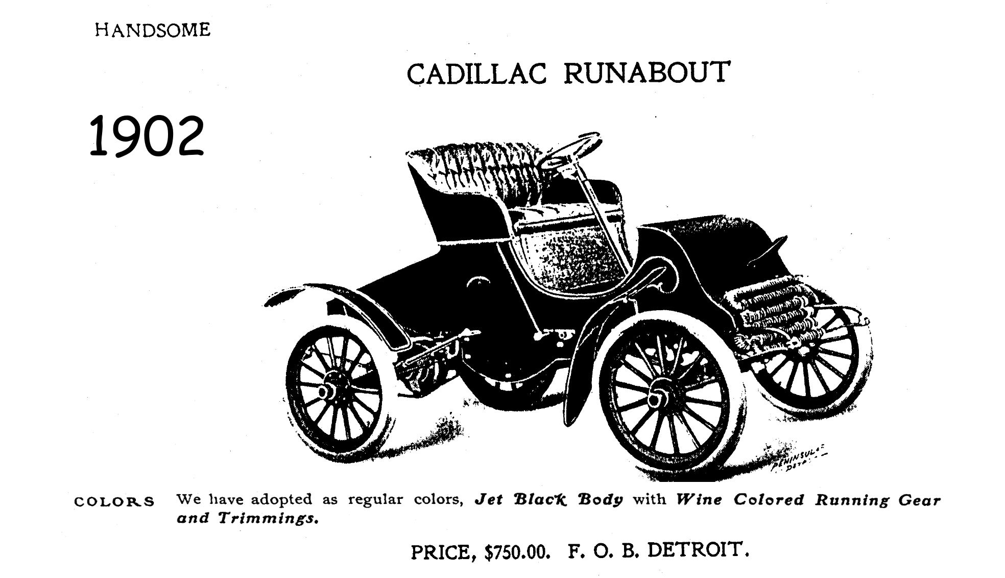 1902 Cadillac Jet Black