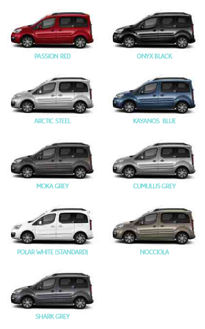 2017 Berlingo Citroen Paint Codes & Color Charts color shades for exterior colors of citroen vehicles. this guide helps you order paint