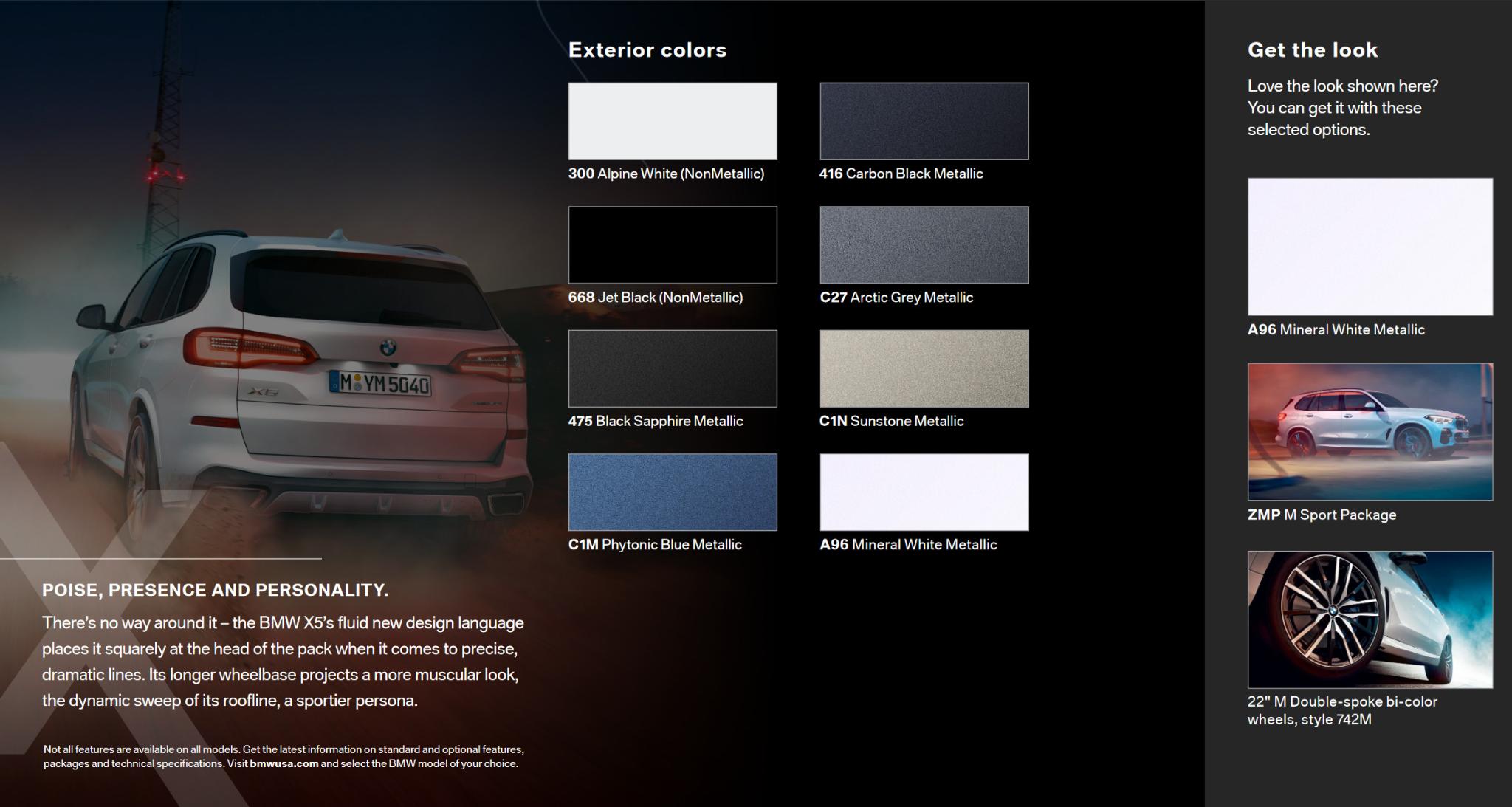 2019 BMW X5 Paint Codes & Color Charts